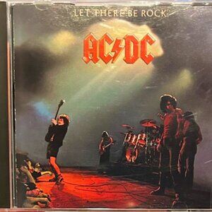ac dc let there be rock MINT 1994 reissued cd -angus malcom bon hard rock guitar
